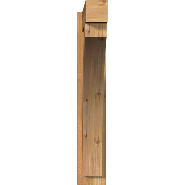 Thorton Block Rough Sawn Outlooker, Western Red Cedar, 6W X 30D X 36H